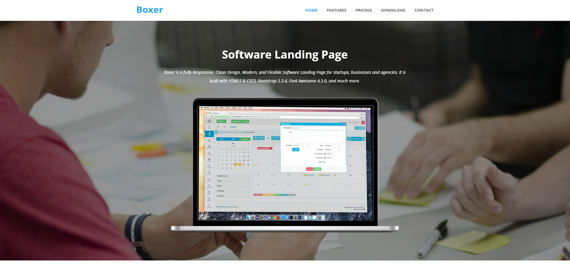 系统UI软件的开发公司模板