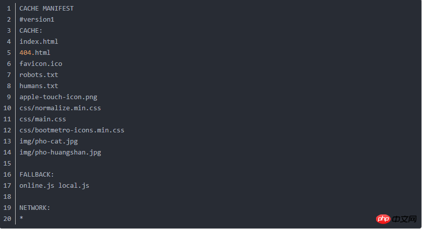 HTML5新特性之离线缓存技术-php中文网