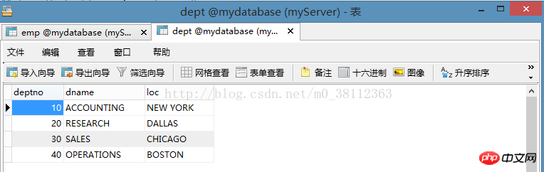 MySQL查询语句之复杂查询