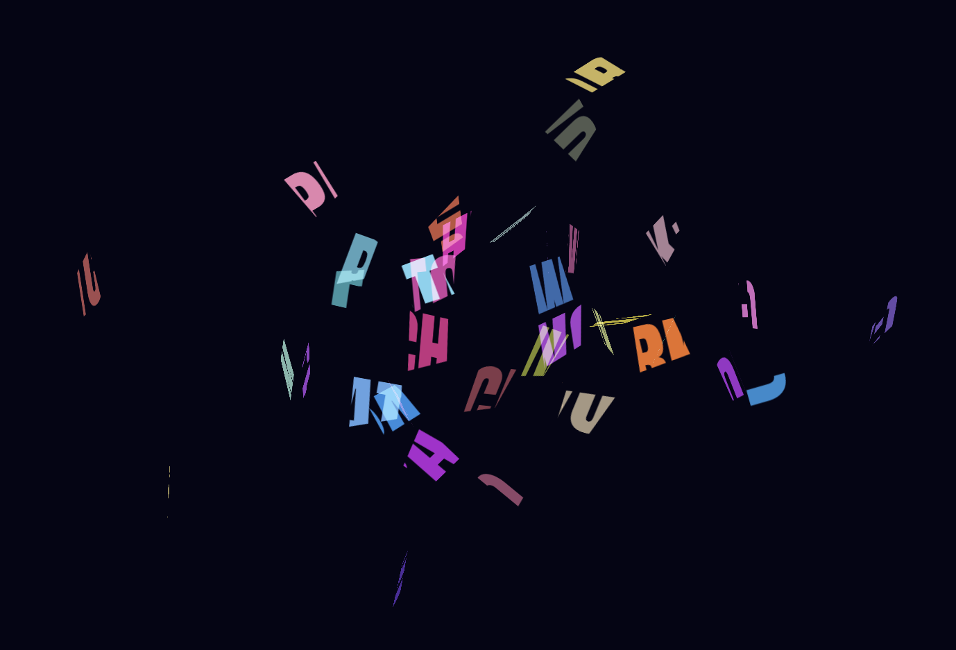 css彩色文本合并与展开动画效果