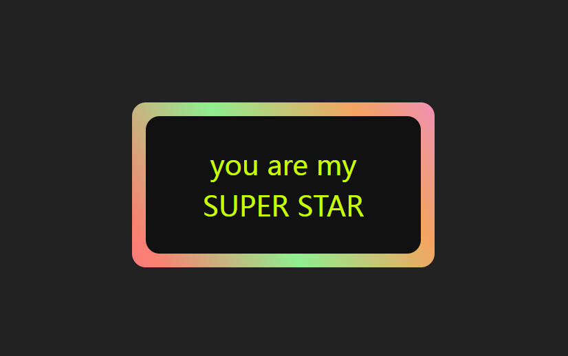 css3炫彩边框渐变色动画特效