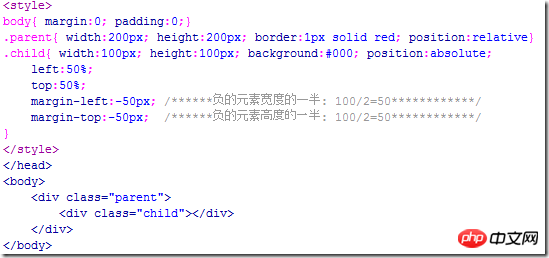 CSS的居中布局总结