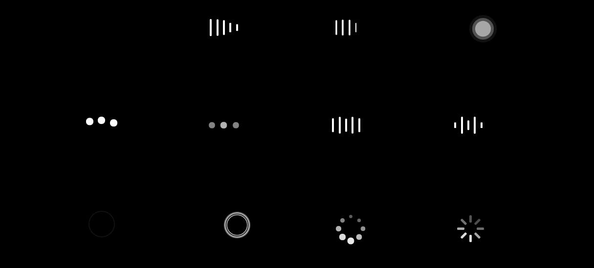 关于CSS3制作的20种loading动效