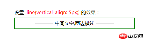 css如何实现中间文字，两边横线的标题效果？（代码示例）
