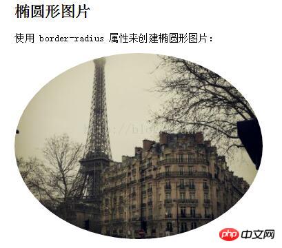 CSS3制作圆角图片和椭圆形图片