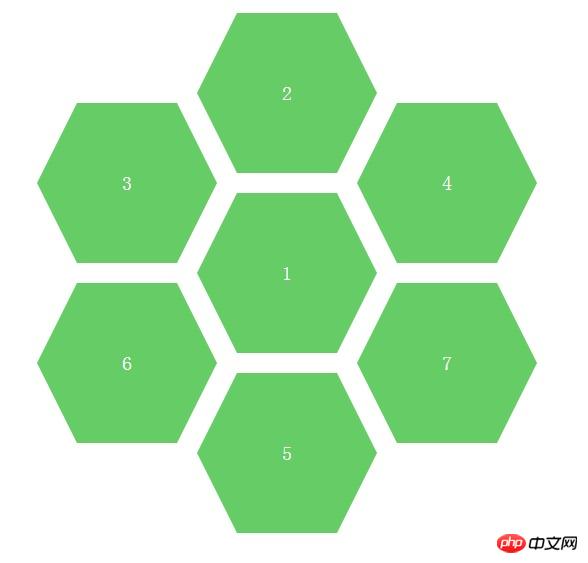 关于CSS3绘制六边形的方法