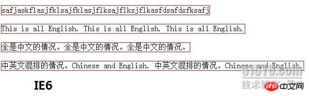 css中强制换行word-break、word-wrap、white-space的区别