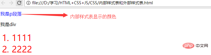 css的引入方式有哪些