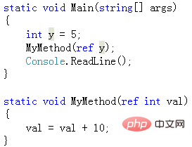 浅谈C#方法的六种参数