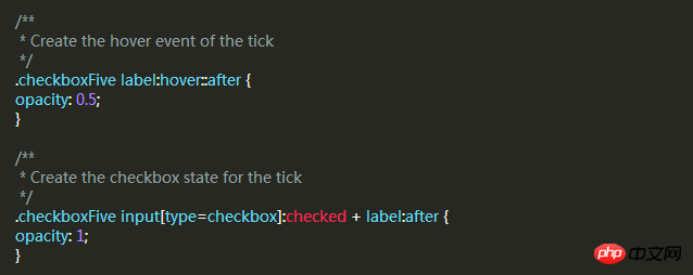 CSS设置Checkbox复选框的样式
