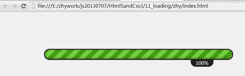 CSS3和HTML5网页加载进度条的实现