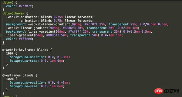 巧用HTML5给按钮背景设计不同的动画