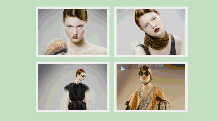 css实现缩略图悬停界面