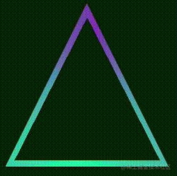 手把手带你使用CSS创建炫彩三角边框动画