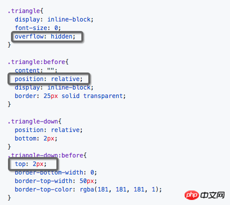 css实现圆角三角形的方法