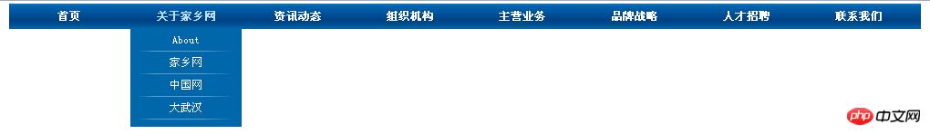 关于CSS实现漂亮的下拉导航效果