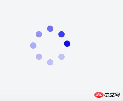 css3绘制圆形loading转圈动画