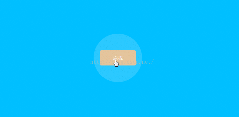 怎样用css3实现冲击波效果