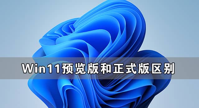 Win11预览版和正式版区别