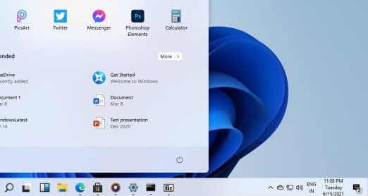 如何把win11任务栏设置成透明？