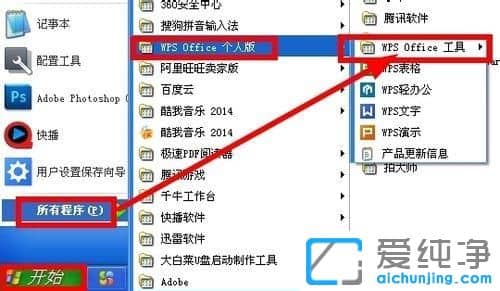 Win7纯净版系统下怎么取消wps自动更新