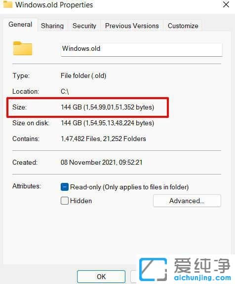 Win11系统如何删除windows.old文件夹？