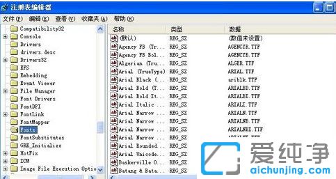 纯净版XP系统怎么恢复默认字体