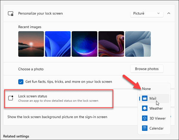 Win11系统怎么设置锁屏壁纸？