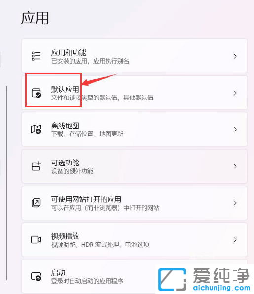 Win11默认打开程序如何设置?