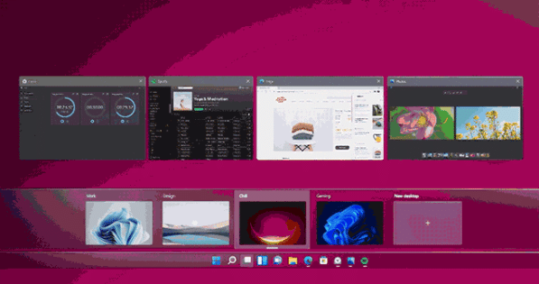 win11系统怎么设置多桌面？