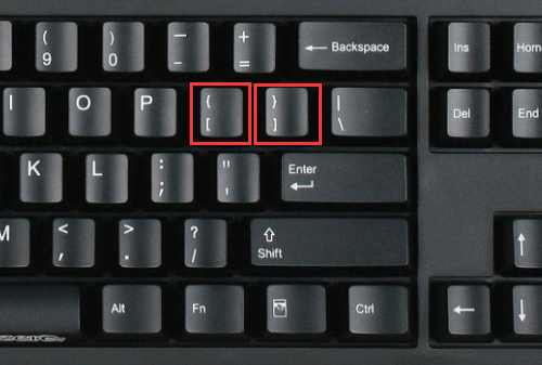 Win7纯净版系统中括号怎么打出来