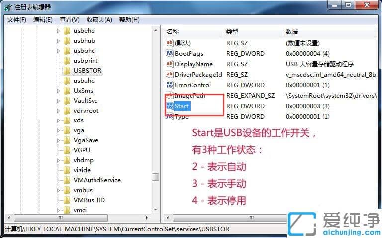 Win7纯净版系统不显示安全删除硬件图标怎么办