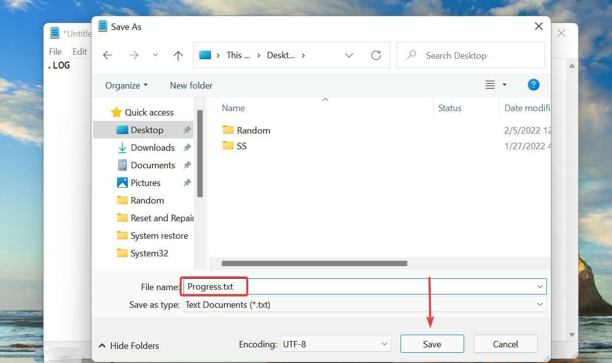 Win11系统怎样让记事本自动记录修改时间