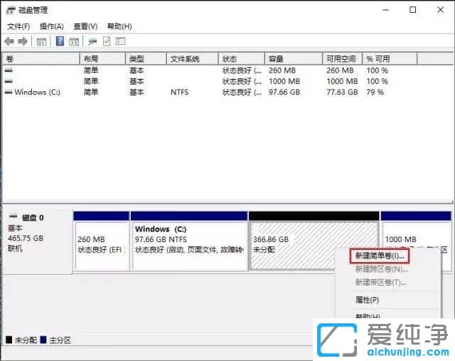 笔记本Win10系统只有一个C盘怎么办