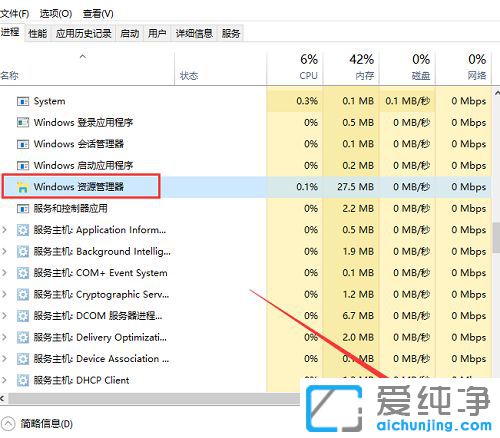 Win10纯净版系统如何重启资源管理器