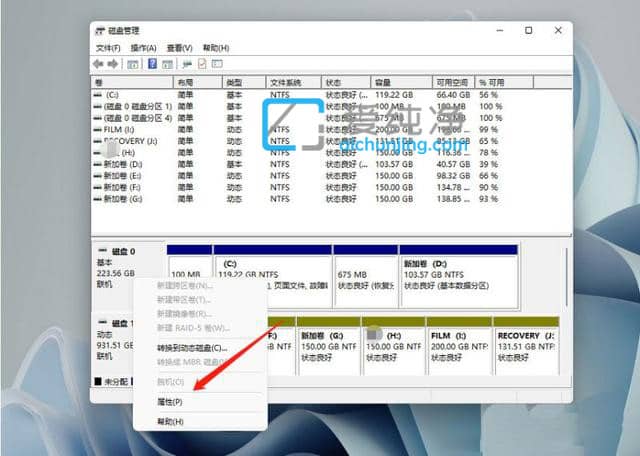 怎么查看Win11分区格式_win11怎么查看磁盘的分区格式