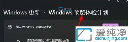 Win11如何加入预览体验计划_怎么加入windows11预览体验计划