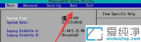 bios安装win7纯净版系统设置示范