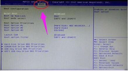 win10无法安装gpt分区怎么改bios_gpt分区安装win10引导不起来