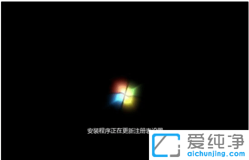 用系统安装光盘安装win7纯净版的图解