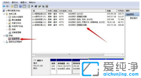 win7纯净版不重装系统怎么扩展系统盘