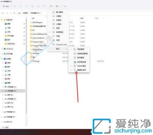 win11如何打开隐藏的文件夹-win11怎样打开隐藏的文件和文件夹