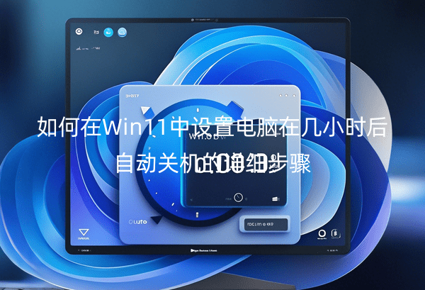 如何在Win11中设置电脑在几小时后自动关机的详细步骤