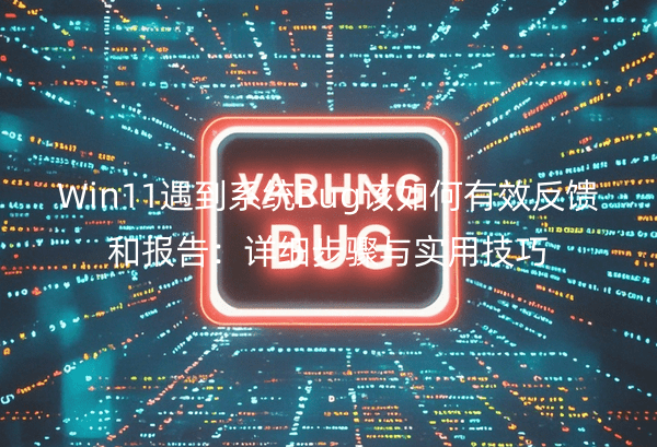 Win11遇到系统Bug该如何有效反馈和报告：详细步骤与实用技巧