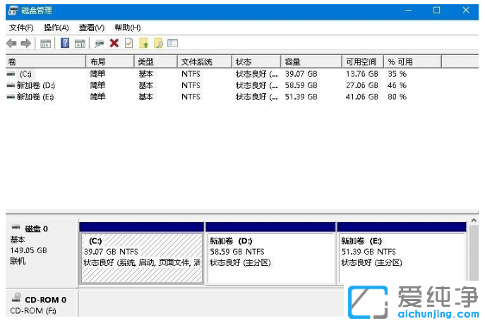 win10纯净版磁盘管理在哪里打开