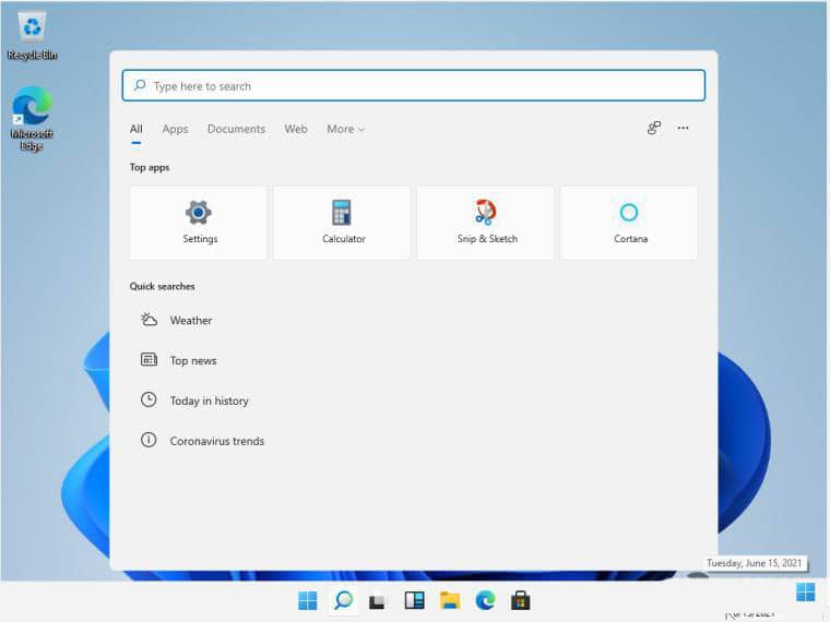 Win11系统怎么隐藏菜单栏快速搜索