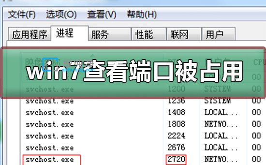 Win7怎么看电脑的端口是否被占用_win7端口被占用怎么解决