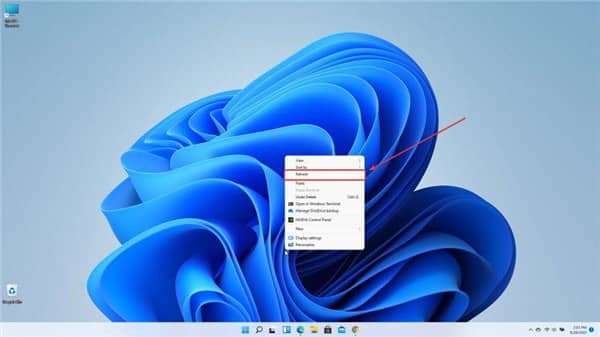 win11系统桌面怎么刷新_Win11桌面刷新怎么没了