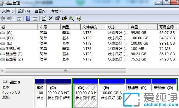 win7怎么把c盘空间分给别的盘