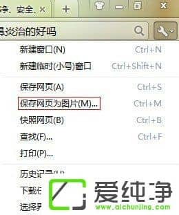Windows7如何保存网页为图片